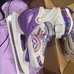 Fairy Princess Purple Roller Skates